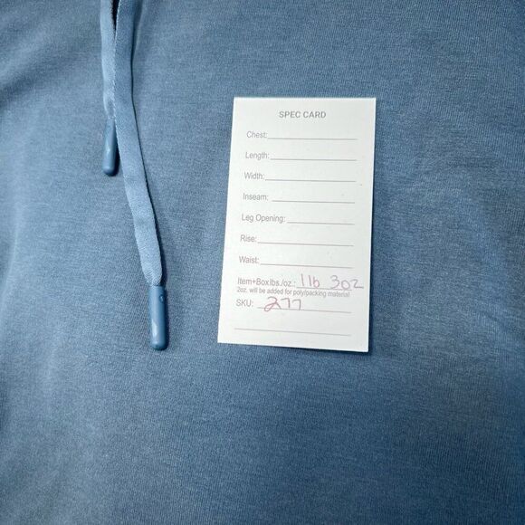 Lululemon Men's City Sweat Hoodie Iron Blue Size Small - Picture 6 of 9